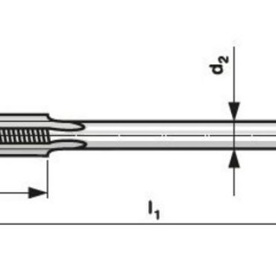 Závitník maticový PN8/3070 HSS 2N M8x1,25