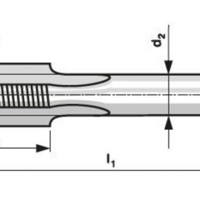 Závitník sadový ručný 3012 NO G 1/4″ sada