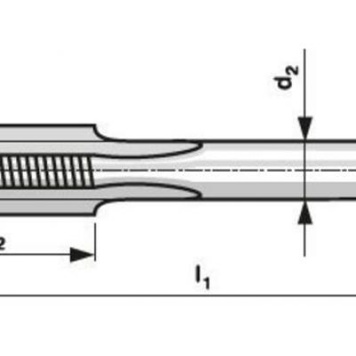 Závitník sadový ručný 8/3011 HSS BSW 1/8″ II.