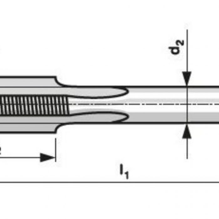 Závitník sadový ručný DIN2181 HSS 2N MF M27x1