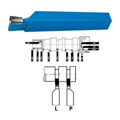 Nôž sústružnícky 20x12x125mm P25/30 pravý DIN4981 28890005 Wilke