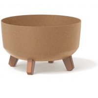 Kvetináč GRACIA LOW ECO WOOD 23,5cm naturo DGRL240LW-4665W